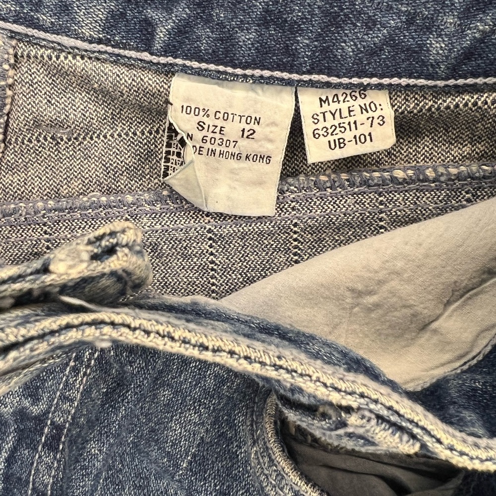 SALE 🍒VINTAGE Sync Denim 80’s, NWT, 100% Cotton - Picture 5 of 9